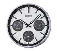 Seiko Clocks Wall clock QXA823S - Unisex - 33 cm - Quartz Black/Silver 33 x 4.9