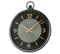 Seiko Clocks Wall clock QXA843K - Unisex - 44 cm - Quartz Black/Brown 44 cm