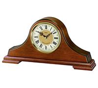 Seiko Clocks Brown Oak Wooden Mantel Clock QXJ013B