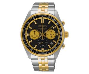 Seiko Conceptual Coutura Men's 35mm Black Dial Two Tone Bracelet Watch