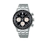 Seiko Conceptual Sport Men's Black Chronograph Dial Stainless Steel Bracelet Watch
