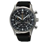 Seiko Conceptual Sport Men's Chronograph Black Dial & Black Nylon Strap Watch