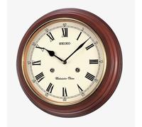 Seiko Station Clock QXH202B RRP: 31.4 x 31.4 x 6.1cm * Westminster chime * On/off switch * Alder case