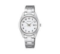 Seiko Damen-Uhr Quarz Edelstahl mit Edelstahlband SUR466P1