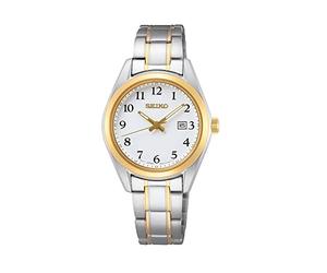 Seiko Damen-Uhr Quarz Edelstahl mit Edelstahlband SUR466P1