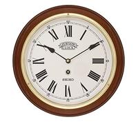 Seiko QXA143B Piano Finish Wooden Wall Clock - C7194