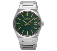 Seiko Essential Time (38.9mm) Forest Green Dial/Stainless Steel Bracelet SUR601P1