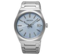 Seiko Essential Time (38.9mm) Sky Blue Dial / Stainless Steel Bracelet SUR599P1