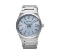 Seiko Essential Time Blue Dial Stainless Steel Bracelet Watch