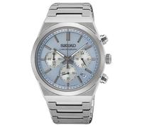 Seiko Essential Time Chronograph (40mm) Sky Blue Dial / Stainless Steel