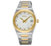Seiko Essential Time Diamond (34mm) Mother-of-Pearl Dial / Two-Tone SUR604P1