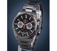 Seiko Essentials Chronograph Men's Quartz Watch SSB399P1 - 41mm Black Dial 100M
