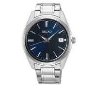 Seiko Essentials Men's Watch SUR309P1 Quartz Blue Sunburst Dial Bracelet 100M