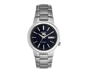 Seiko Gents Automatic Blue Dial Stainless Steel Bracelet Watch SNKA05K