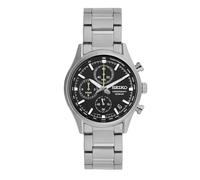 Seiko Black Urban Sports Men's Steel Bracelet Watch