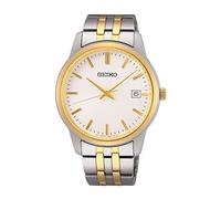 Seiko SUR402P1 Two Tone White Dial Bracelet Watch - W25215