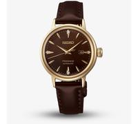 Seiko Ladies Presage Cocktail Time Jamaican Coffee Diamond Watch SRE020J1