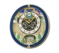 Seiko Melody Clock, 37cm, Multicolour, Analogue, Melodies in Motion, 18 Hi-Fi Melodies, Battery Powered