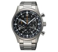 Seiko Men's Watch Chronograph Steel/Black Chrono SSB447P1