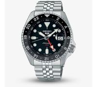 Seiko 5 Men's Stainless Steel Automatic GMT SKX Re-Interpretatio Black
