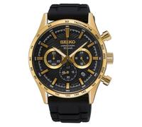 Seiko Men Analog Quartz Watch with Silicone Strap SSB446P1