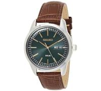 Seiko Solar Men's Brown Leather Strap Watch