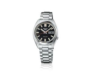 Seiko Men's Analog Watch, Black_Metallic, Retro