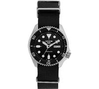 Seiko 5 Sports SRPD81K1 Men's Watch - 42.5mm Black Dial Nylon