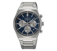 Seiko Men's Analogue Quartz Watch with Stainless Steel Strap SSB453P1, Silver