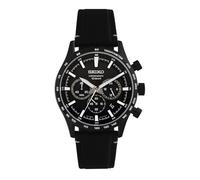 Seiko Gents Black / Black Chronograph Watch | 43mm | SSB417P1
