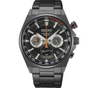Seiko Urban Sports Men's Black Stainless Steel Watch