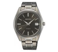 Seiko Men's Classic Titanium Dress Watch | Water Resistant | SUR375P1