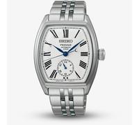Seiko Mens Presage Classic Series Enamel Tonneau Bracelet Watch SPB537J1
