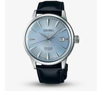 Seiko Men's Presage Automatic Date Leather Strap Watch