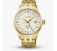Seiko Mens Presage Cocktail Time 'Daiquiri' Gold Tone Bracelet Watch HCB004J1