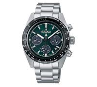 Seiko Men's Prospex 'Deep Green' Chronograph Green Dial Stainless Steel Bracelet Watch