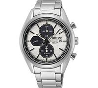 Seiko Men's Quartz Watch Stainless Steel with Silicone Strap
