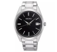Seiko Men's Classic Date Quartz Analogue Quartz Watch One Size Black