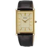 Seiko Classic Dress (27.2mm) Champagne Dial / Black Leather Strap SWR106P1