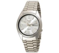 SEIKO Men's SNXS73 5 Automatic White Dial Stainless-Steel Bracelet Watch, Silver - SNXS73, Automatic Watch