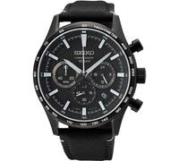 Seiko Men's Watch Chronograph Black Chrono SSB417P1