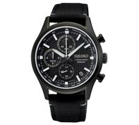 Seiko Men's Watch Chronograph Black Chrono SSB421P1