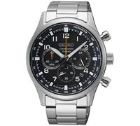 Seiko Men's Watch Chronograph Steel/Black Chrono SSB447P1