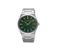 Seiko Essential Time (38.9mm) Forest Green Dial/Stainless Steel Bracelet SUR601P1