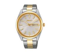 Seiko Neo Classic Sur446p1 Quartz Men's Watch - Silver Dial, Two-tone Stainless Steel Bracelet