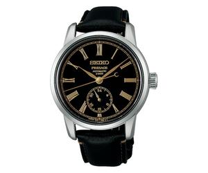 Seiko Presage Classic Series 40mm Urushi Black Leather Strap Watch
