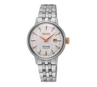 Seiko Presage Ladies' Clover Club Diamond Twist Cocktail Watch White