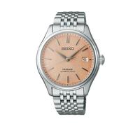 Seiko Presage Spb467j1 Men's Automatic Watch - Pale Persimmon Dial, Stainless Steel Bracelet