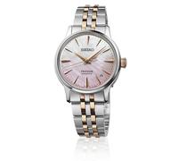 Seiko Presage Springtime Cocktail Time Limited Edition Pink Dial Silver Tone Bracelet Watch