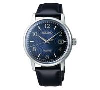 Seiko Presage Srpe43j1 "manhattan" Automatic Men's Watch - 38.5mm Stainless Steel, Blue Textured Di